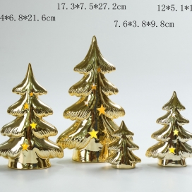 CERAMIC TREE GOLD COLOR