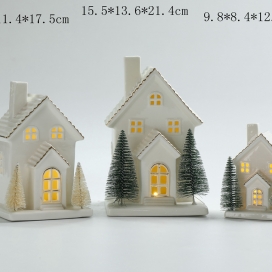 CERAMIC HOUSE WITH LED