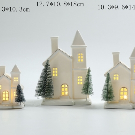 CERAMIC HOUSE WITH LED
