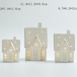 CERAMIC HOUSE WITH LED