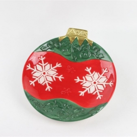 CERAMIC CHRISTMAS PLATE