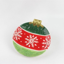 CERAMIC CHRISTMAS PLATE