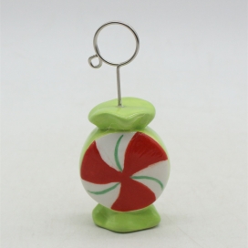 CERAMIC CHRISTMAS DECORATION NAME CARD HOLDER