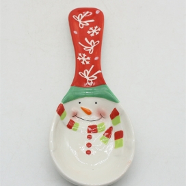 CERAMIC CHRISTMAS DECORATION SPOON HOLDER