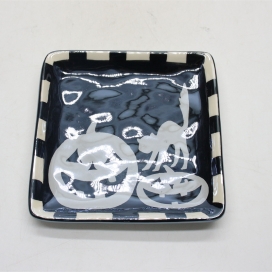 CERAMIC HALLOWEEN DECORATION PLATE