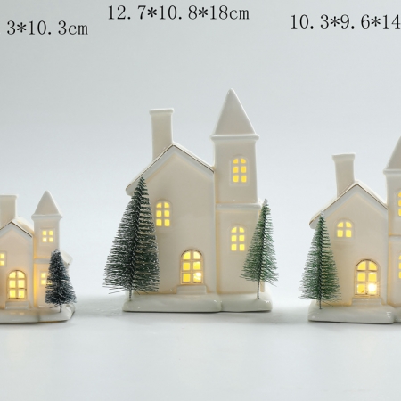 CERAMIC HOUSE WITH LED