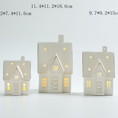 CERAMIC HOUSE WITH LED
