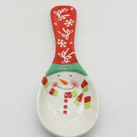 CERAMIC CHRISTMAS DECORATION SPOON HOLDER