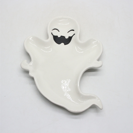 CERAMIC HALLOWEEN DECORATION PLATE