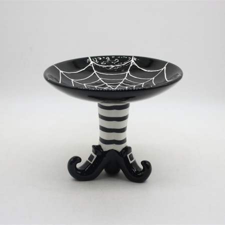 CERAMIC HALLOWEEN DECORATION STORAGE PLATE